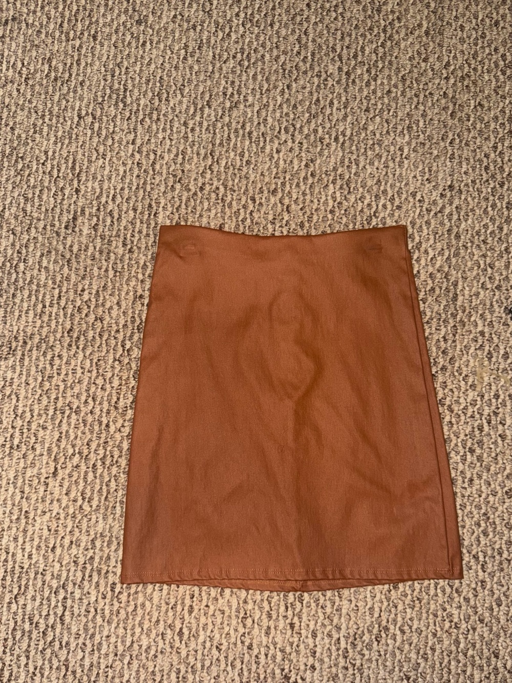 Windsor Rust Brown Mini Pencil Skirt